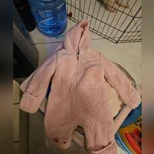 Nike Soft Pink Kids One Piece Footie